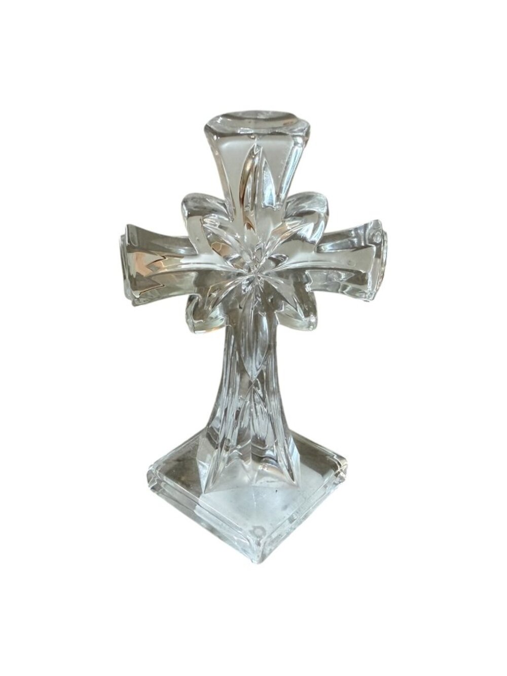 Marquis by Waterford Lead Crystal Traditional Cross Made in Germany 4.75 Inch